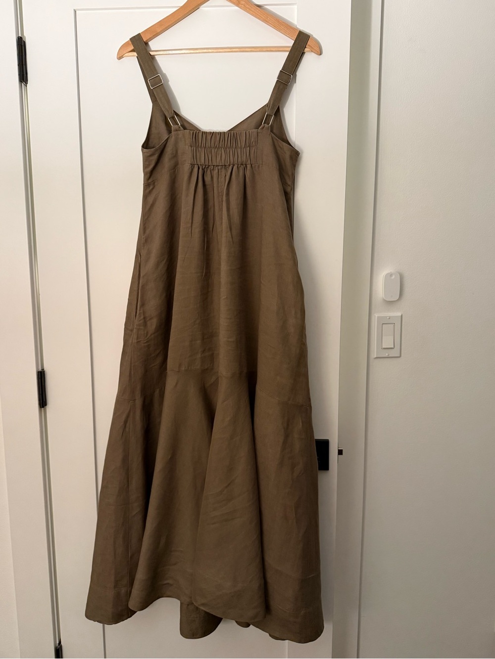 Banana Republic campground green Linen Maxi Dress - Picture 3 of 4